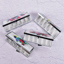 Metal Travel Pill Box Medicine Organizer Container Jewellery Storage Holder Bj