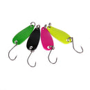 4pcs Metal Spoon Fishing Lure Hard Bait Fishing Tackle 2.5g with 4 Colors