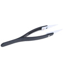 Ceramic Tweezer Fine Pointed Tips Heat Resistant+Carbon Fiber Plastic HandlBX