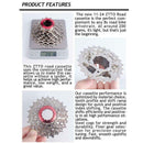 8 Speed Cassette 11-25T MTB Mountain Bicycle Freewheel  Bike Cassette Sprocke