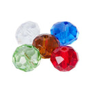 50Pcs Mixed Crystal Quartz Rondelle Beads 10mm B04424