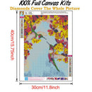 5D DIY Full Drill Diamond Painting Happy Bird Cross Stitch Craft (B1060)
