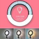 10" LED Selfie Ring Light with Light Stand Phone Holder For Makeup Camera NEW