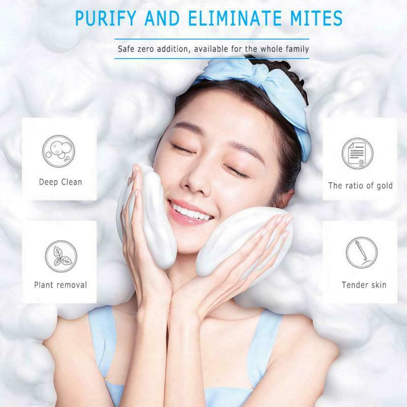 Sea Salt Soap Removal Pimple Pore Acne Treatment Goat Milk Soap Hn