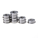 10pcs F686 F686ZZ Mini Metal Double Shielded Flanged Ball Bearings 6*13*5mm 3c