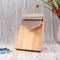 17 Keys Kalimba Musical Instrument Pine Wood Thumb Finger Piano (Dark Wood)
