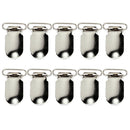 10Pieces Modern Iron Pacifier Suspender Clips 1.5 Inch Holder