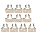 10pcs 5/8 Stainless Steel Marine Boat Hook Support Clips