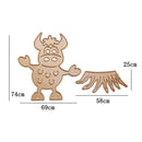 2pcs Grass-skirt Cow Cutting Dies Stencils Scrapbook Embossing DIY Card
