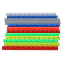 12Pcs Bicycle Wheel Rim Spoke Clip Tube Safety Warning Light Strip Reflector 3C