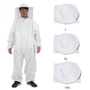 Cotton Beekeepers Bee Suit Professional Full Body Bee Remover Gloves Hat Cl