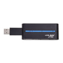 Hot Portable High Speed 4 Ports USB 3.0/2.0 External Hub Adapter for PC Lap L8W4