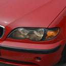 2 Pcs Carbon Fiber Headlight Cover Trim Fit for BMW 3 Series E46 1999-2004