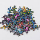 Wholesale 10pcs Metal Gecko Connectors For Pendant Fit Charm Necklace Bracelet
