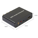 HDMI Digital To Analog Coaxail ARC Audio Extractor Converter Adapter 3.5mm  Gw