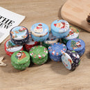 2.2OZ Christmas mini tin box Sealed jar packing boxes jewelry candy box stoS Hn