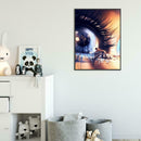 5D DIY Full Drill Diamond Painting Sad Eye Story Cross Stitch Embroidery