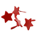 100pcs Mini Red Star Brads Paper Fasteners for Scrapbooking Card Making 14mm