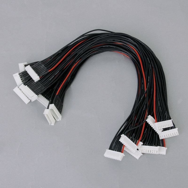 10pcs JST-XH 8S 30cm Lipo Balance Extension Lead Charger Wire Cord for RC Cars