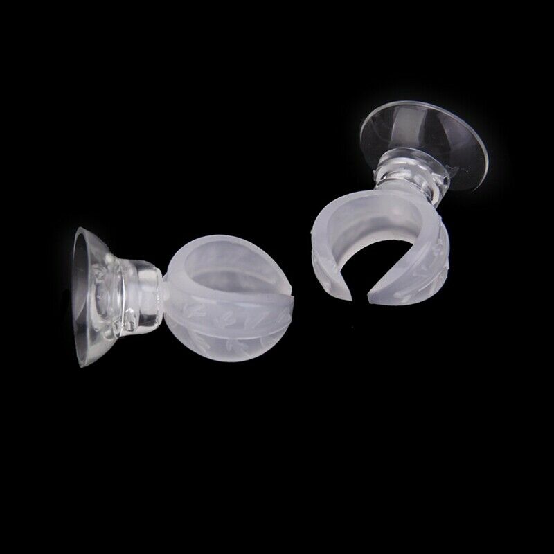 4pcs Suction Cups + 4pcs Clips for Aquarium Water Pipe/Heating Rod/Glass Ai Q6B7