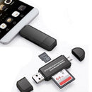 Micro USB OTG to USB 2.0 Adapter SD TF Micro Card Reader For Mobile Phone PC
