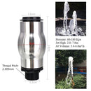 2pcs DN25 Stainless Steel Pond Spring Bubbling Fountain Nozzle Spray Head New