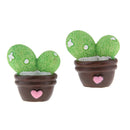 2x Artificial Succulent Plants Mini Succulents for Tabletop Office Home C