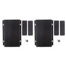 2 Pieces DIY Aluminum Vehicle-mounted Enclosure Case for Car Controller Blockers