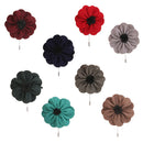 Mens Fuchsia Flax Flower Lapel Brooch Boutonniere Tuxedo Corsage Stick Pin