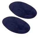 3 Pairs Suede Sew on Elbow Knee Patches DIY Repair Applique Brown Tan Blue