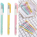 3Pcs Erasable 0.38mm Blue Gel-ink Pen High Quality Office Stationery Supplies