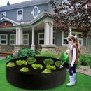 Fabric Raised Garden Bed Round Planting Container Grow Bags Breathable Felt