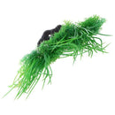 Aquarium Emulational Green Plastic Long Leaf Plant Decor 20cm I9R5