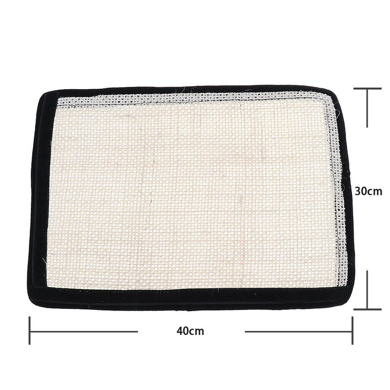 Pet Cat Kitten Scratching Pad Mat Board Natural Sisal Scratcher Post Toys 16inch