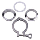 2.5" inch Stainless Steel V-band Vband Clamp & Flange Exhaust Down Pipe