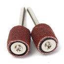 100PCS 1/4" 80 Grit Sanding Drum Sleeves Sander with 2 Mandrels for Tool