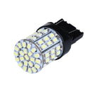 2X T20 W21W 7443 7440 LED 64-SMD 1206 Tail Stop Brake Light Bulb Lamp White A