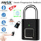 Anytek L34 Smart Fingerprint Padlock Keyless USB Rechargeable Door Suitcase Lock