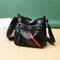 Women Shoulder Bags Leather Multi-pocket Messenger Handbag (Multicolor)