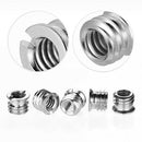 5Pcs Aluminum 3/8"-16 to 1/4"-20 Convert Screw Nut for Tripod Camera Newest Use