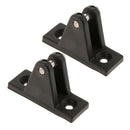 Boat Bimini Cover/Canopy/Top Deck Hinge - 2pcs Marine Grade ABS Plastic
