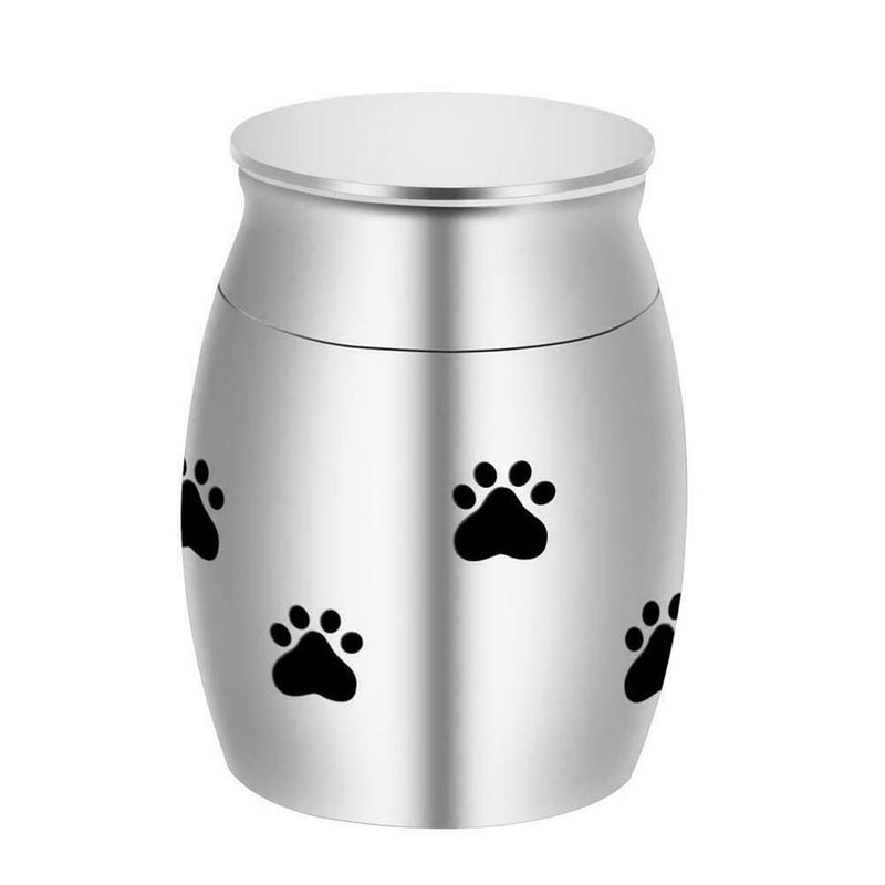 30*20MM Stainless Steel Animal Claw Printed Ashes Moisture-proof Box Small Urn