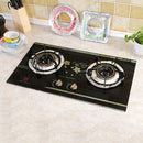 10x Aluminum Foil Round Gas Burner Disposable Bib Liners Stove Covers HUES