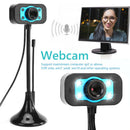 0.3MP HD Webcam with Microphone Goose Neck USB Web Camera for PC Computer