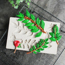 Leaf Rose Flower Silicone Mold Fondant Chocolate Mould Cake Decorating Tool. FT