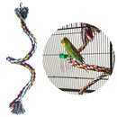 Parrot Rope Braided Toys Pet Parrot Bird Chew Rope Perch Coil Bird Cage Tra C Gw