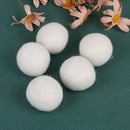 5-pack wool dryer balls natural fabric virgin reusable softener laundry 5cm OZ