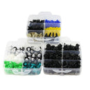500Pcs Universal Boxed Mixed Car Fasteners Door Trim Panel Auto Bumper Rive S1W5
