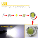2PCS 6000K 1156 COB LED Bulb BA15S White Super Bright Tail Brake Reverse Light