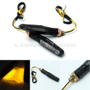 4PCS Motorcy Universal Black Shell Turn Signal 9 LED Indicator Blinker Light CYX